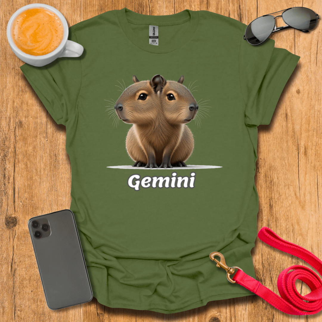 Capybara Zodiac - Gemini