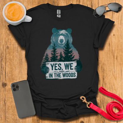 Bears do poop in the woods?