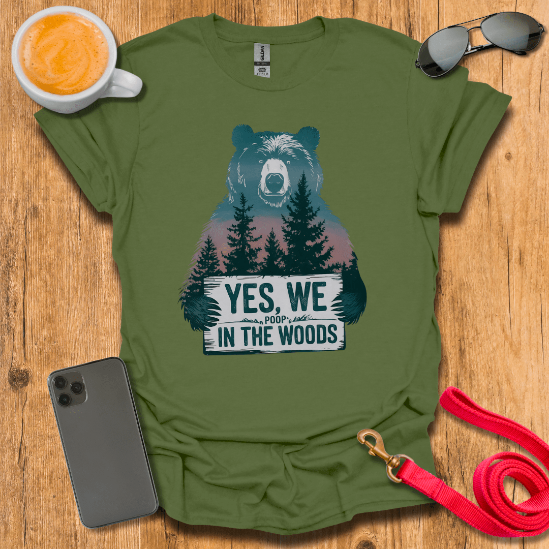 Bears do poop in the woods?