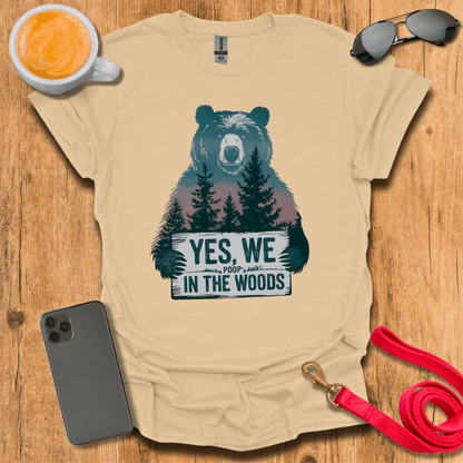 Bears do poop in the woods?